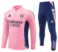 Arsenal Quarter Zip Tracksuit - Pink