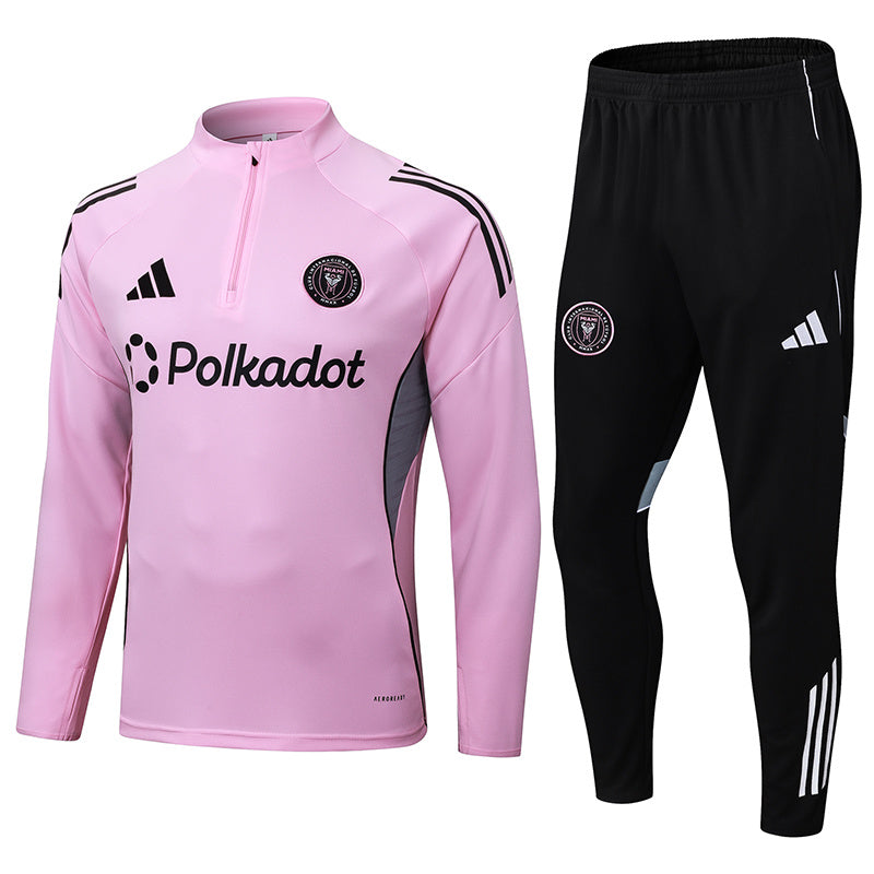 Inter Miami Quarter Zip Tracksuit -  Pink