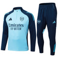 Arsenal Quarter Zip Tracksuit - Light Blue